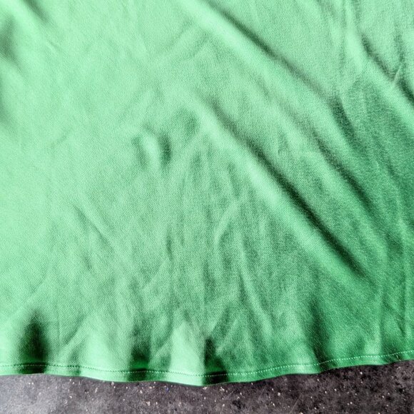 Rezek Studio Emerald Green Satin Shimmy Skirt size XS - Picture 5 of 10